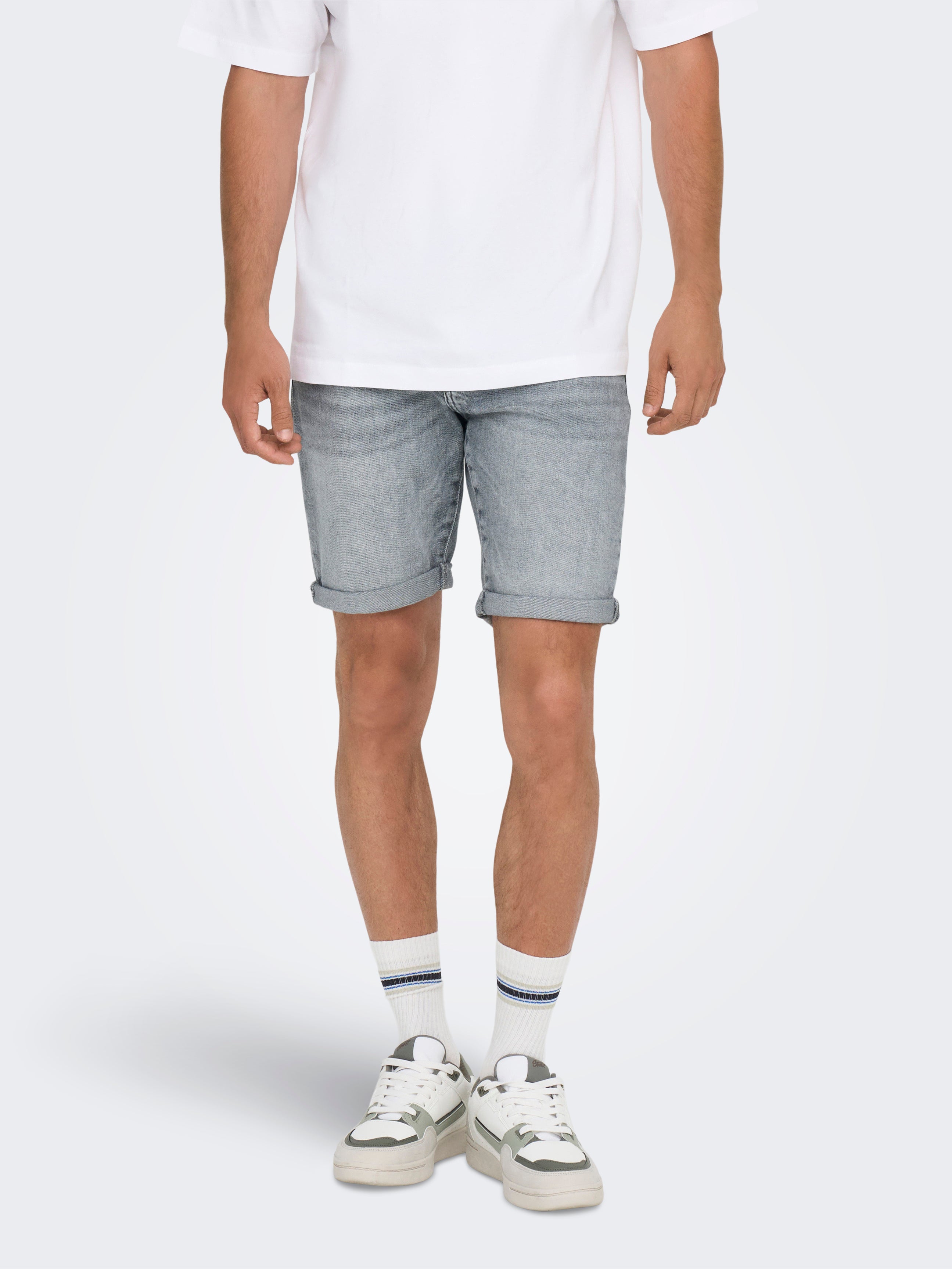 Thumbnail - Onsply Mittlere Taille Slim Fit Shorts