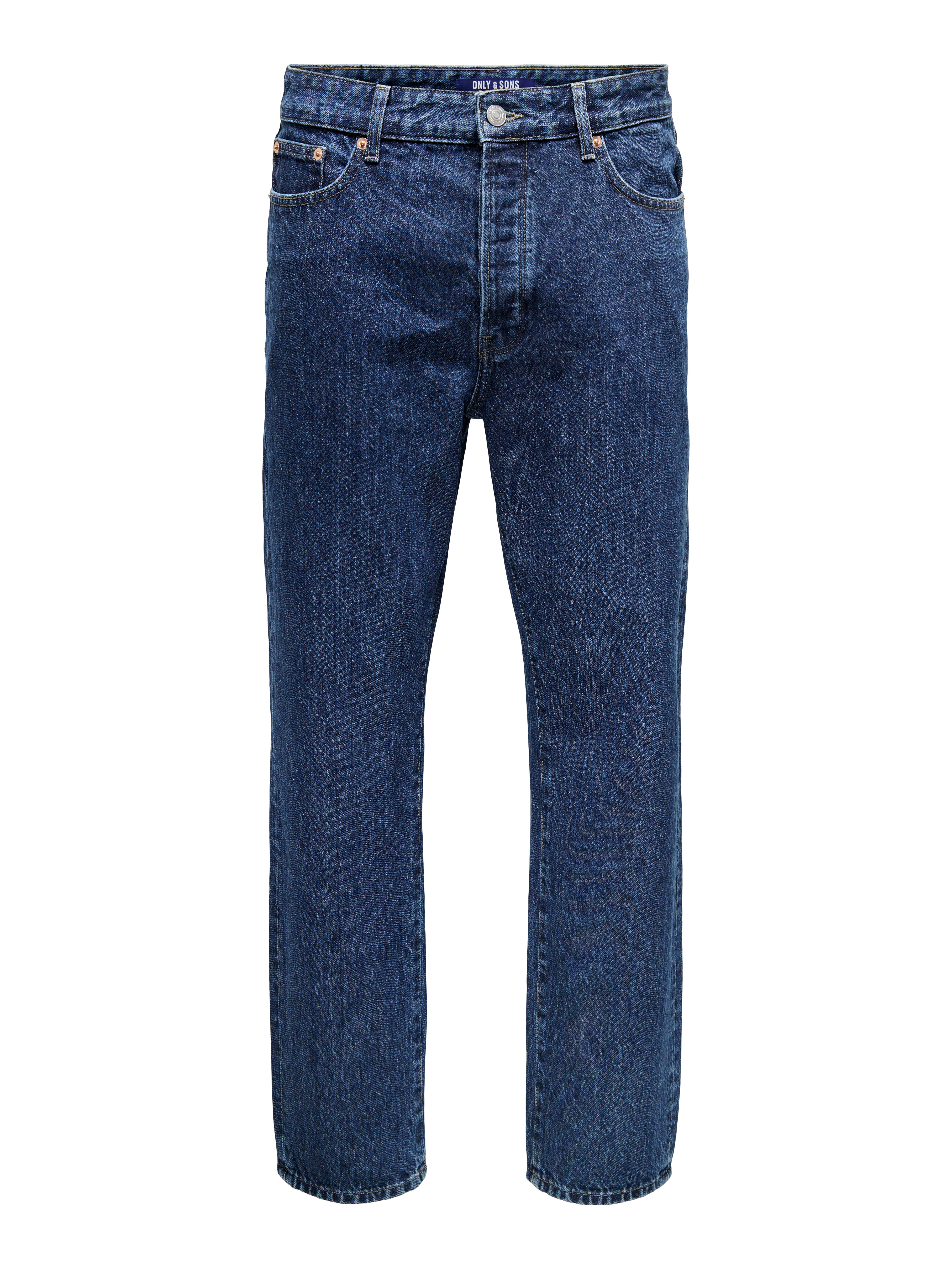 Thumbnail - Onstye Hohe Taille Locker Geschnitten Jeans
