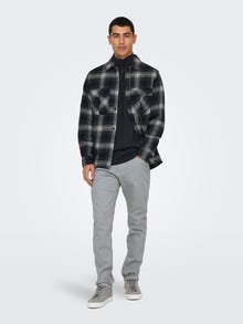 ONLY & SONS Tavapärane lõige Keskmine vöökoht Teksad -Light Grey Denim - 22029013