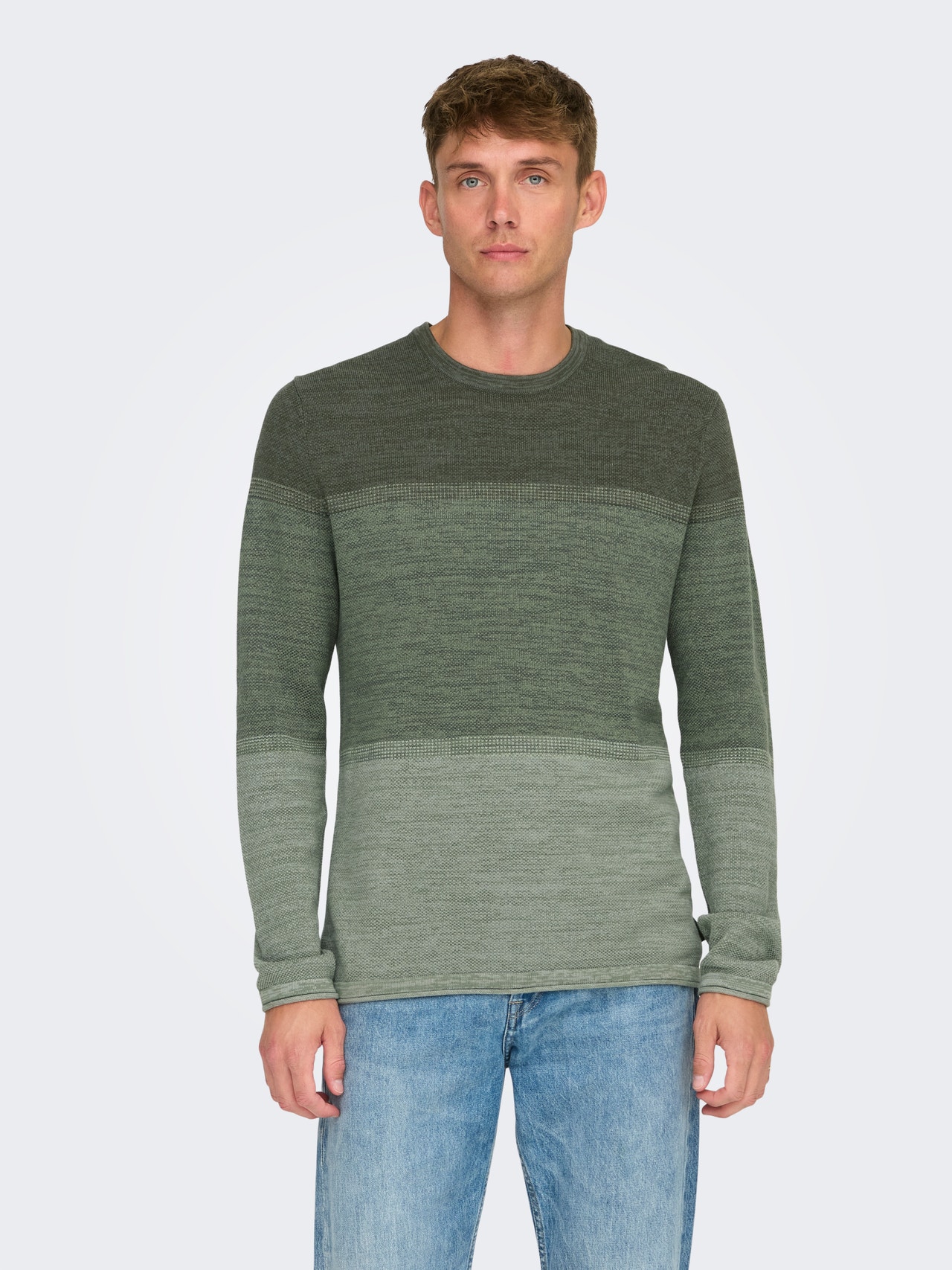 ONLY & SONS ONSFELIX Pullover -Castor Gray - 22029042
