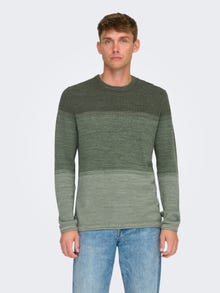 ONLY & SONS ONSFELIX Pullover -Castor Gray - 22029042
