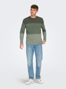 ONLY & SONS ONSFELIX Pullover -Castor Gray - 22029042