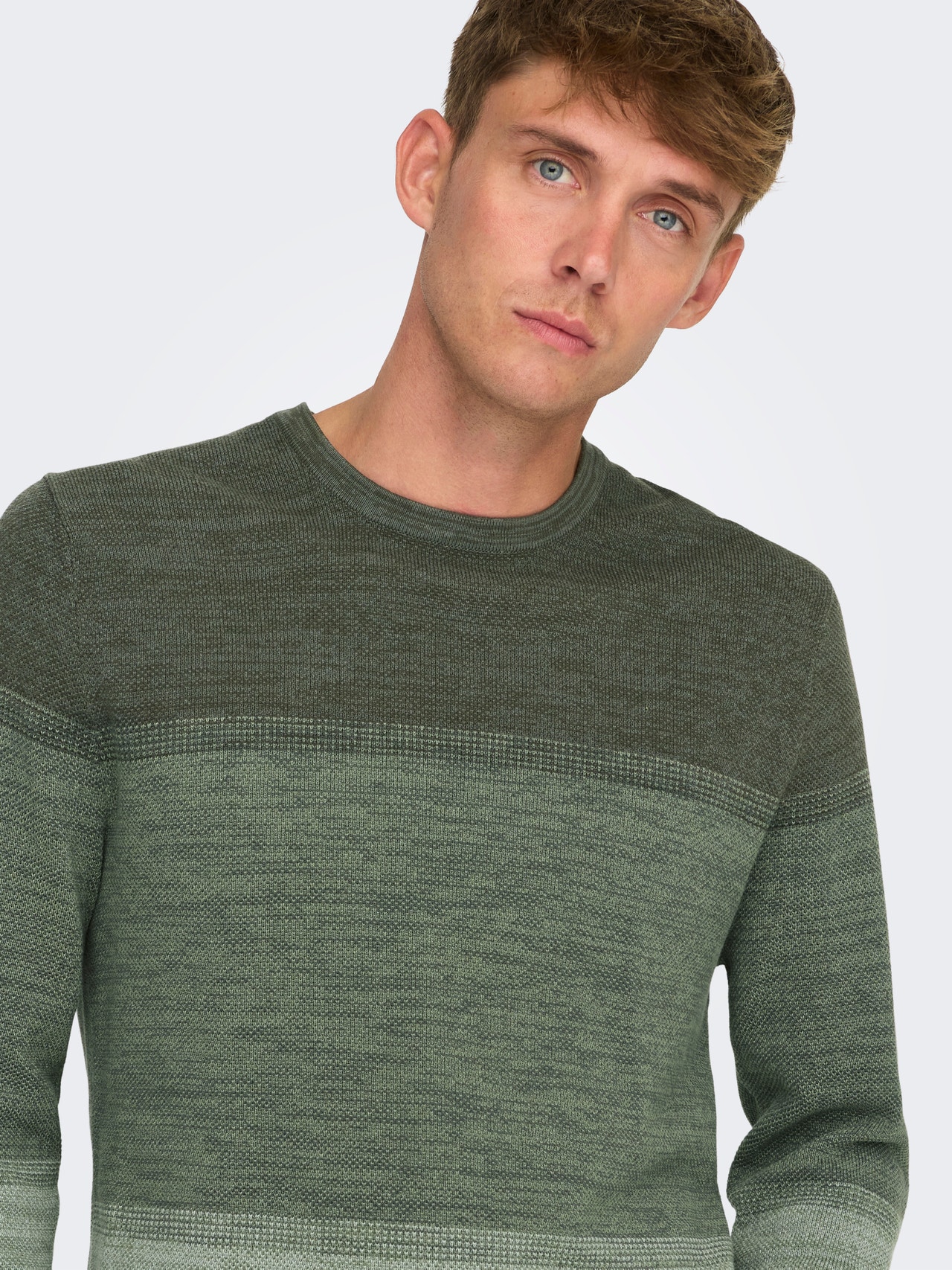 ONLY & SONS ONSFELIX Pullover -Castor Gray - 22029042