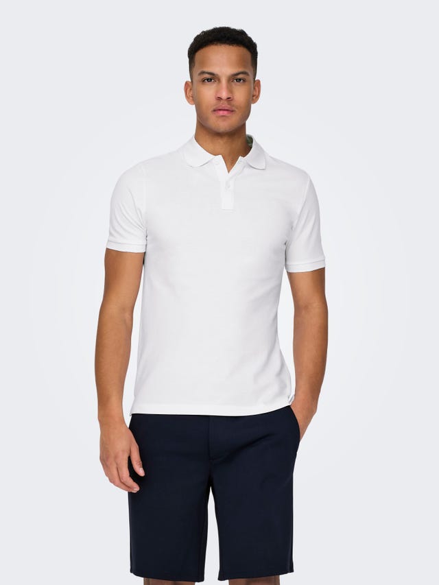 ONLY & SONS o-hals polo  - 22029044