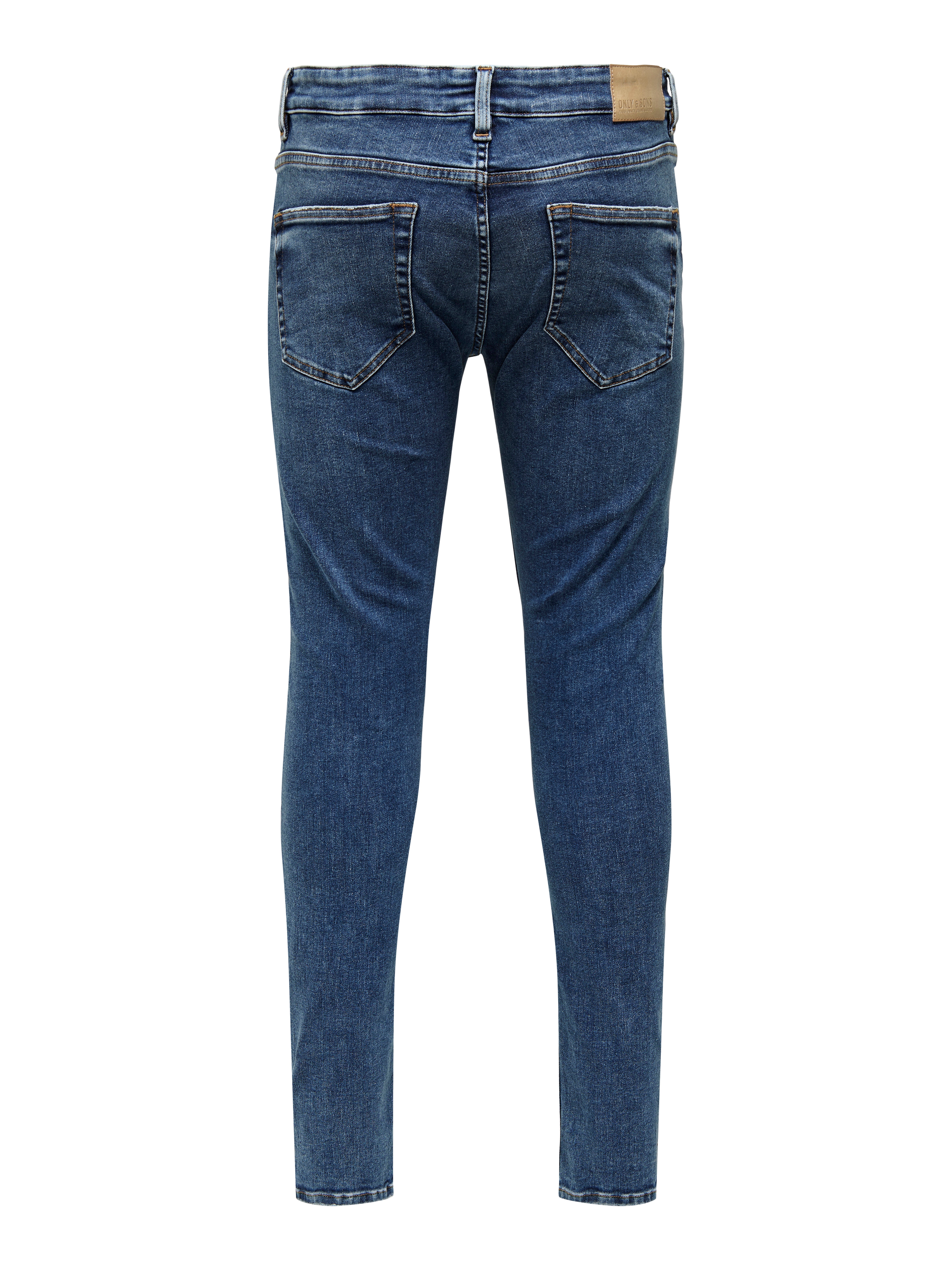 ONLY & SONS skinny jeans ONSWARP medium grey denim | wehkamp