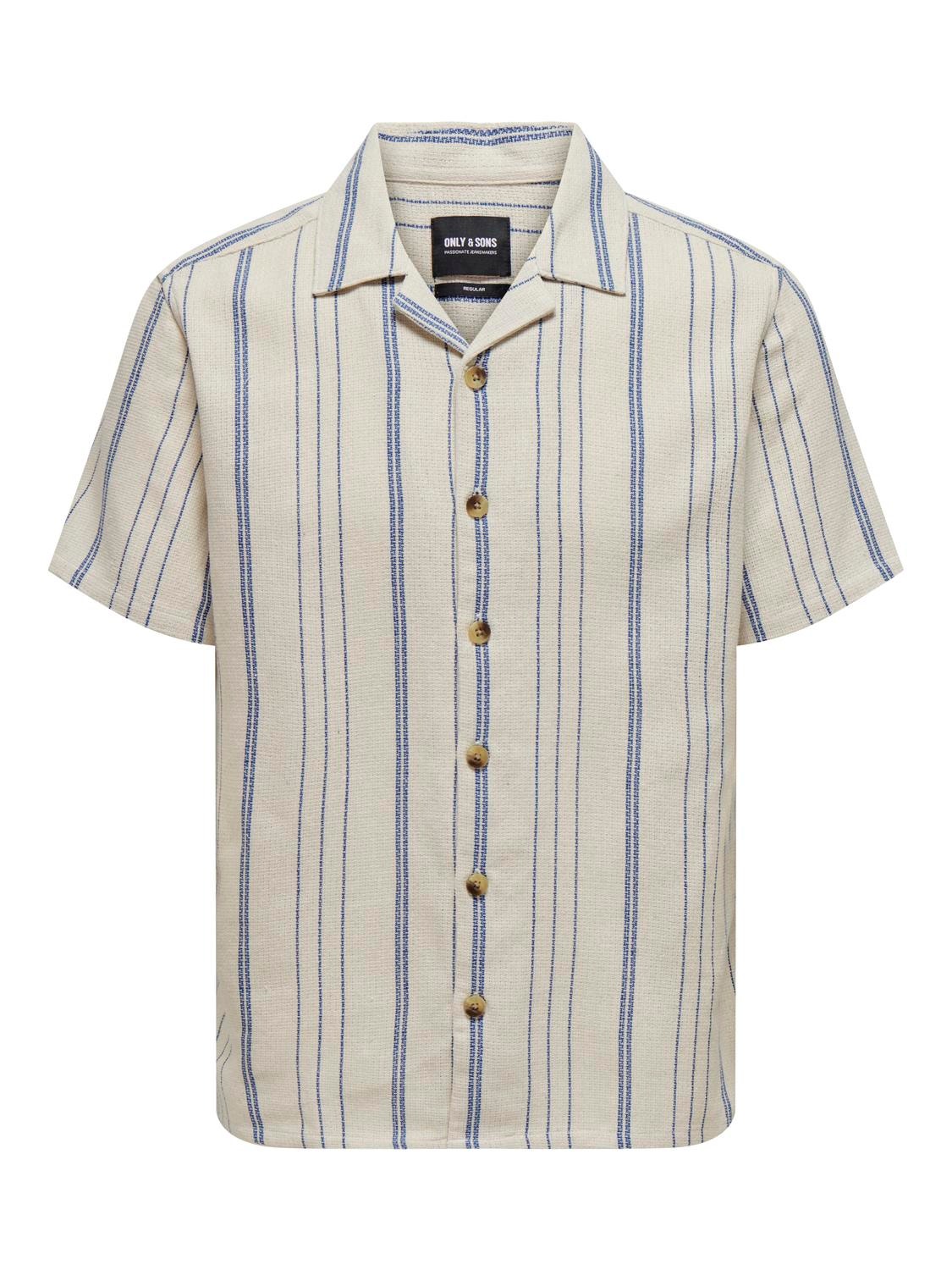 ONLY & SONS Camicie Regular Fit Colletto hawaiano -Cloud Dancer - 22029099