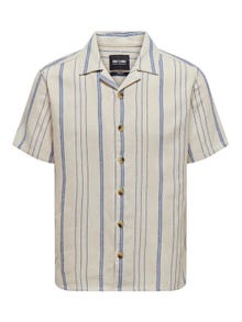 ONLY & SONS Shirt with short sleeves -Cloud Dancer - 22029099