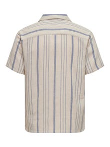 ONLY & SONS Shirt with short sleeves -Cloud Dancer - 22029099