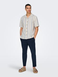 ONLY & SONS Camicie Regular Fit Colletto hawaiano -Cloud Dancer - 22029099