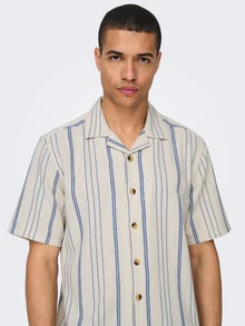 ONLY & SONS Shirt with short sleeves -Cloud Dancer - 22029099