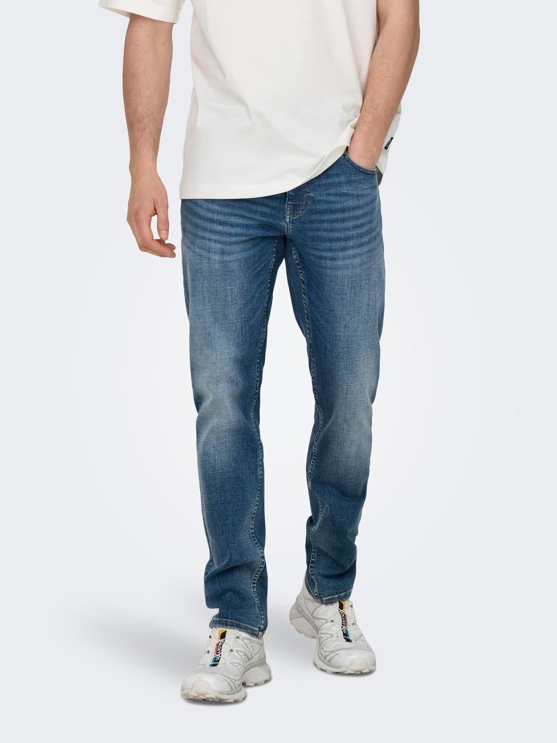 Onsloom Niedrige Taille Slim Fit Jeans