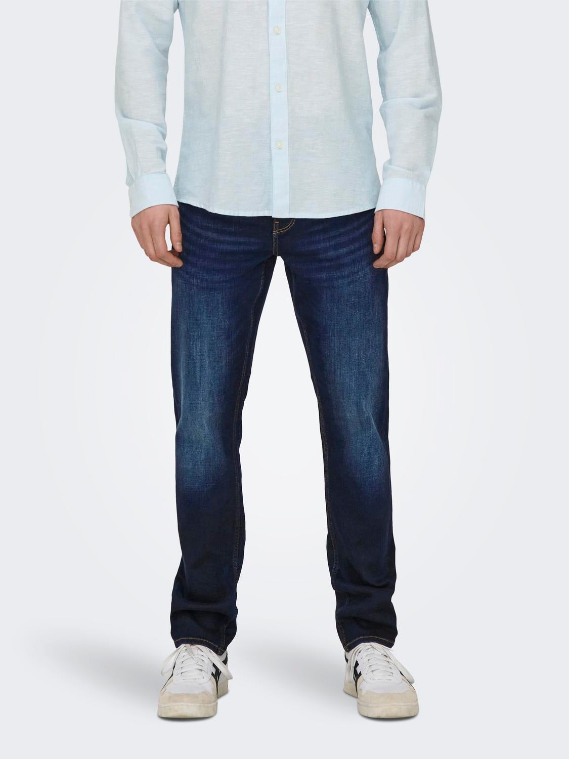 Onsloom Niedrige Taille Slim Fit Jeans