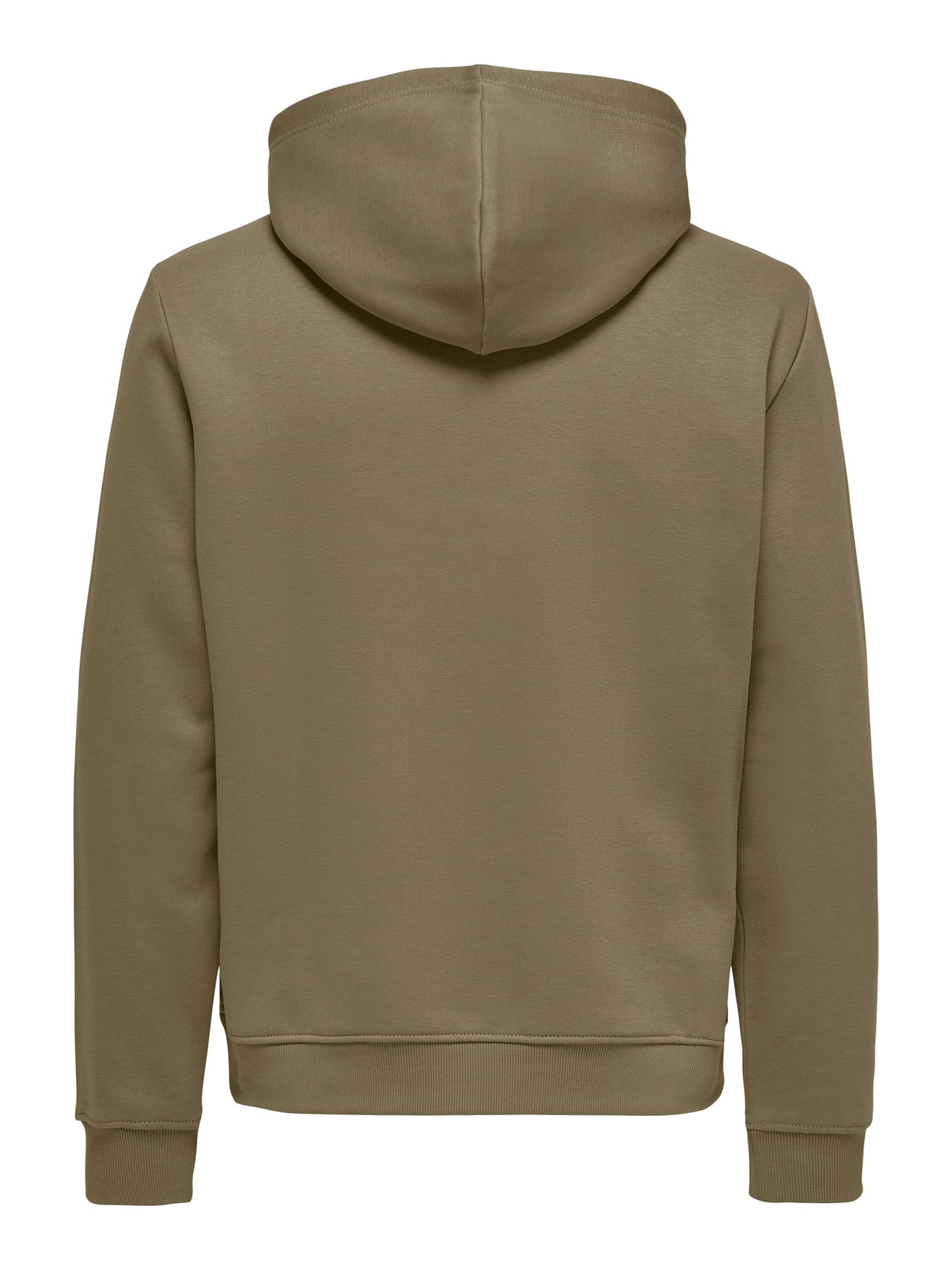 ONLY & SONS Tavapärane lõige Kapuuts Dressipluusid -Caribou - 22029225