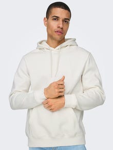 ONLY & SONS Tavapärane lõige Kapuuts Dressipluusid -Cloud Dancer - 22029225