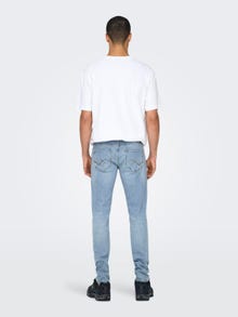 ONLY & SONS ONSLoom Slim Jeans -Light Blue Denim - 22029240