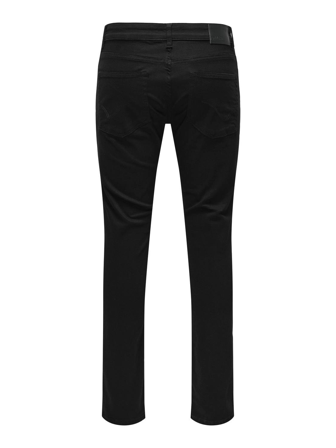 ONLY & SONS ONSLoom Slim Jeans -Black Denim - 22029242