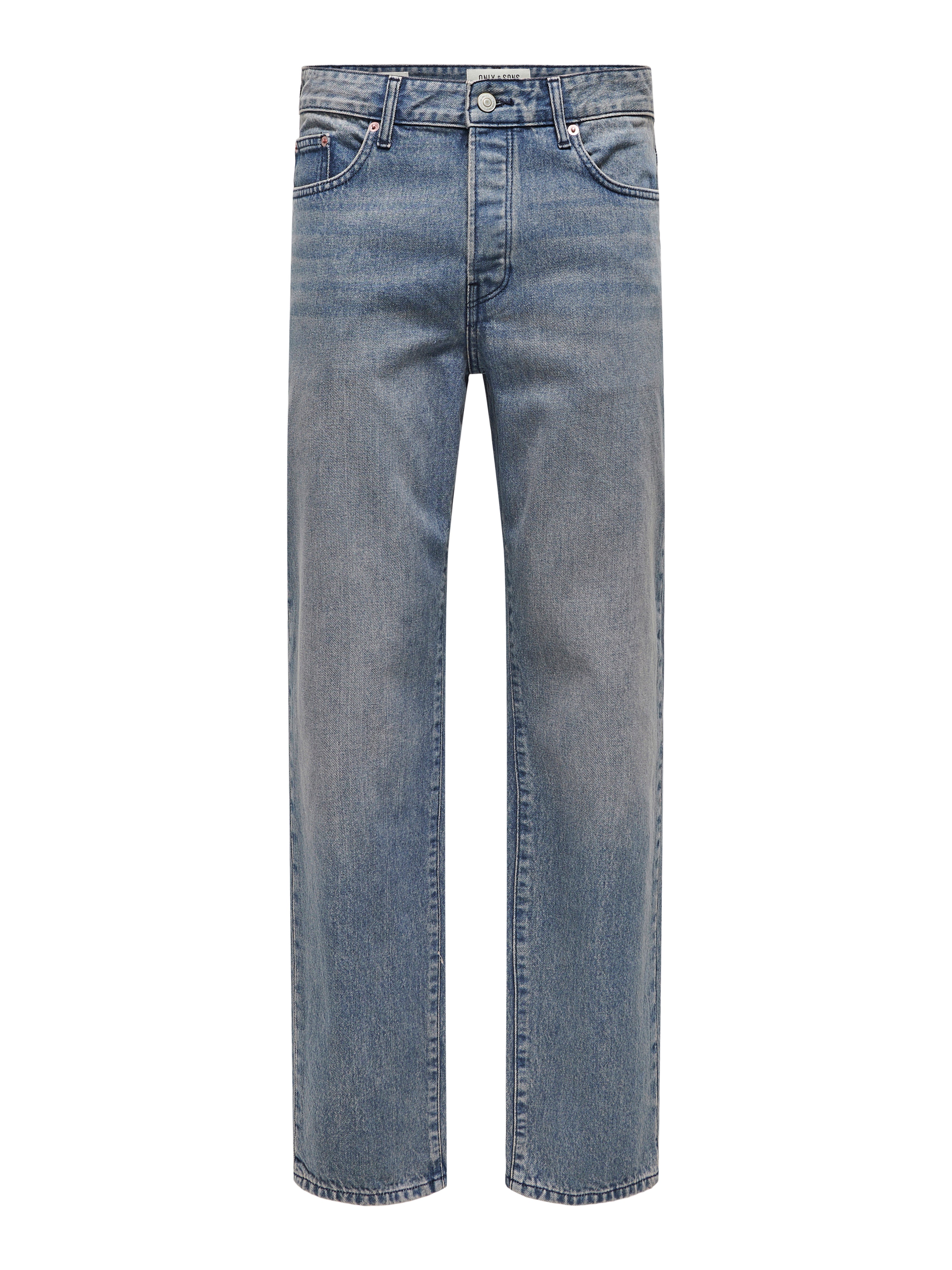 Thumbnail - Onsedge Mittlere Taille Gerade Geschnitten Jeans