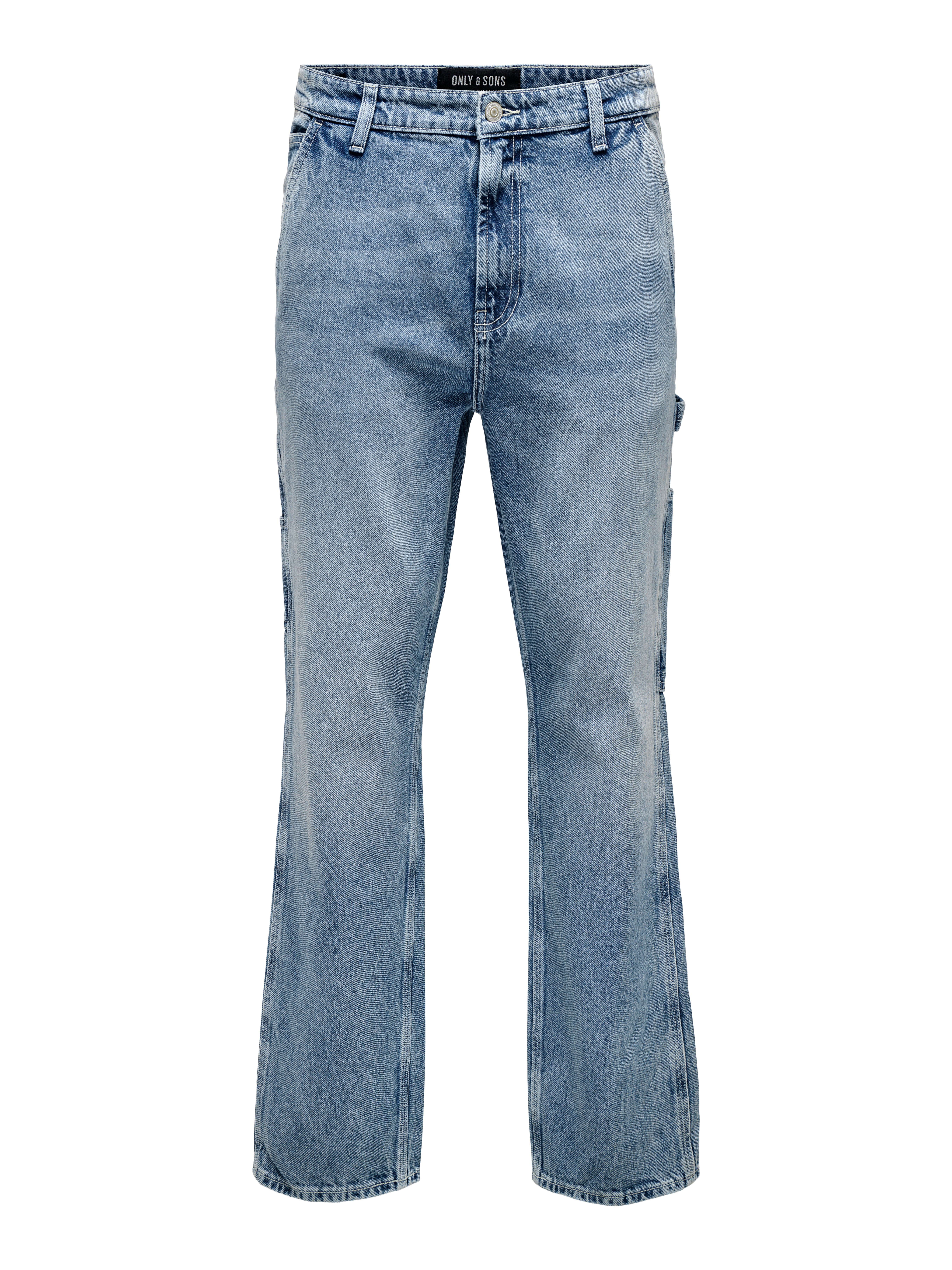 Onsedge Mittlere Taille Gerade Geschnitten Jeans