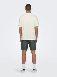 ONLY & SONS Relaxed fit O-hals T-shirts -Cloud Dancer - 22029435