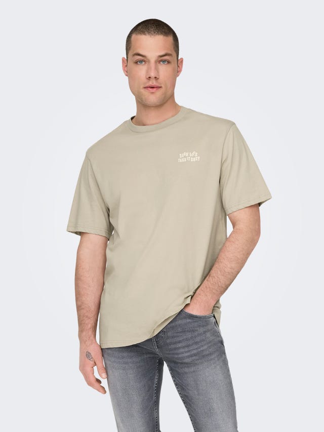 ONLY & SONS o-hals t-shirt - 22029465