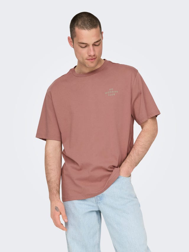 ONLY & SONS o-hals t-shirt - 22029465