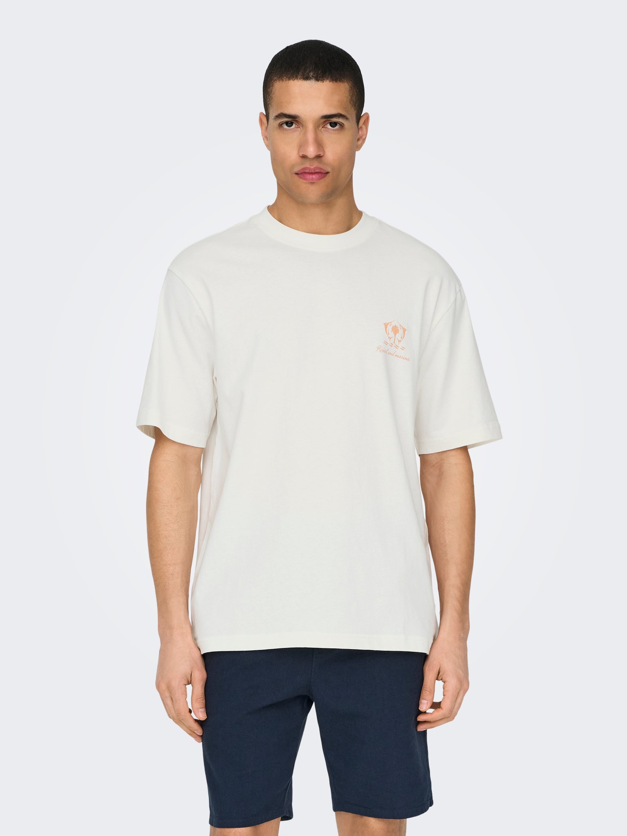 ONLY & SONS ONSMILO T-shirt -Bright White - 22029482