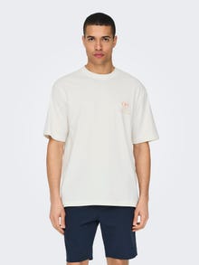 ONLY & SONS ONSMILO T-shirt -Bright White - 22029482