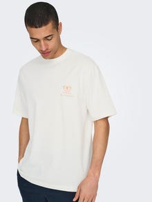 ONLY & SONS ONSMILO T-shirt -Bright White - 22029482