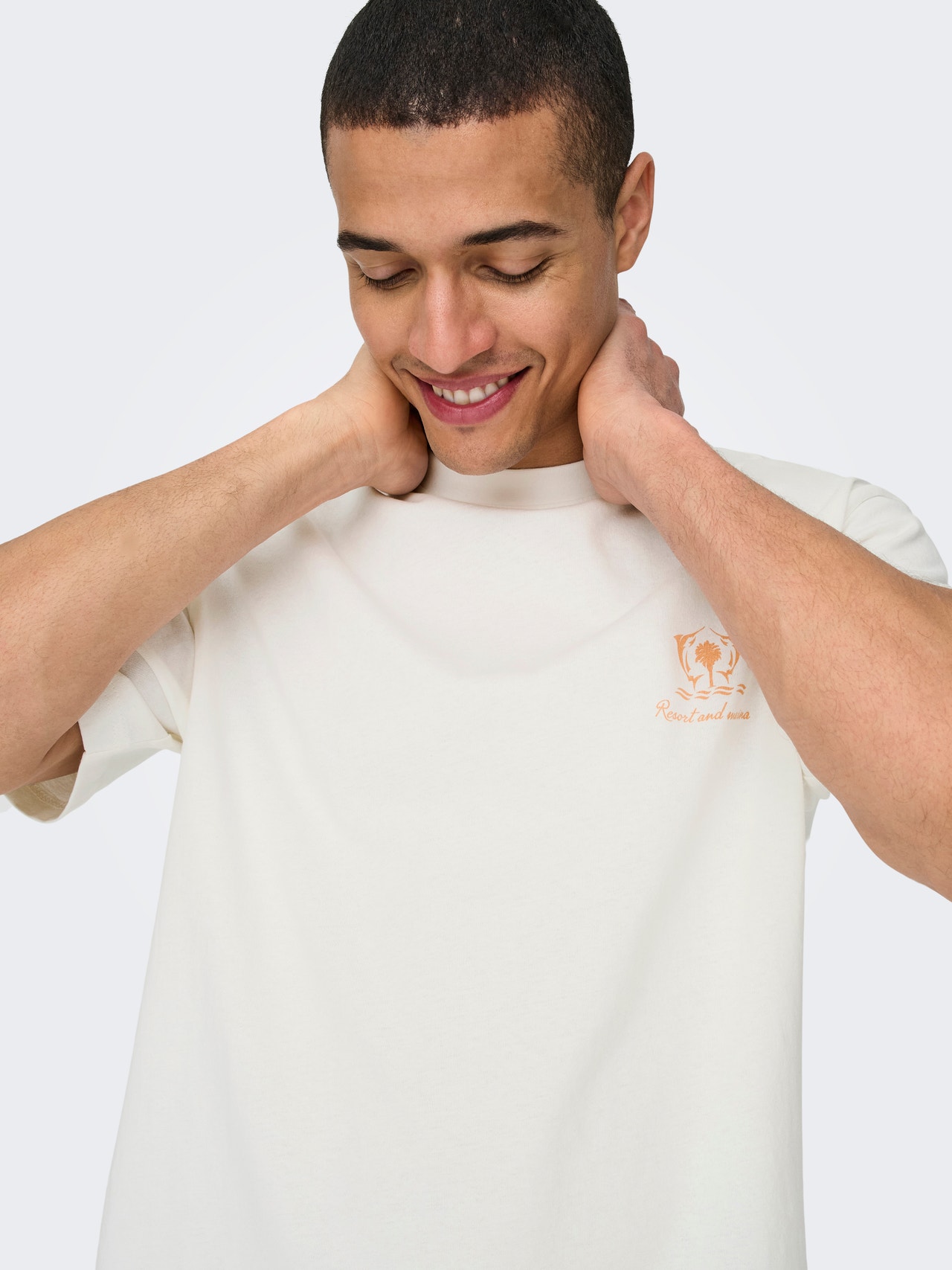ONLY & SONS ONSMILO T-shirt -Bright White - 22029482