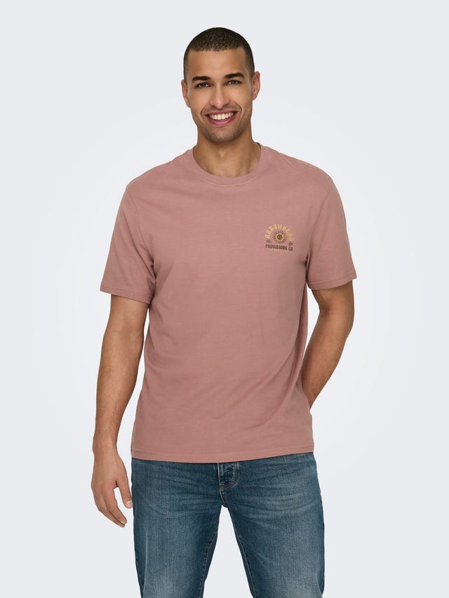ONLY & SONS O-neck t-shirt - 22029483