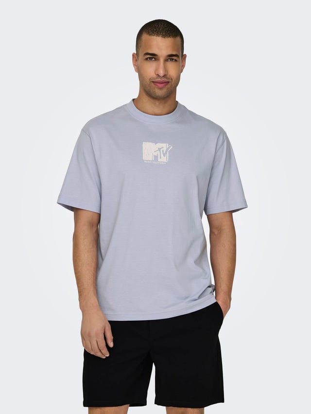 ONLY & SONS O-hals t-shirt - 22029523