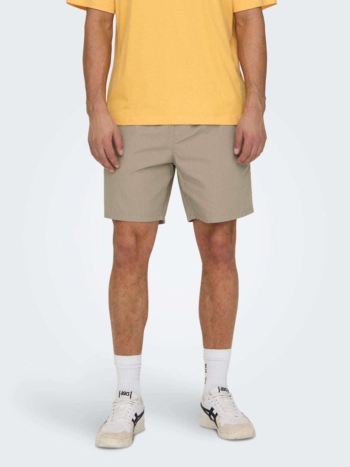 Onstel Normal Geschnitten Shorts