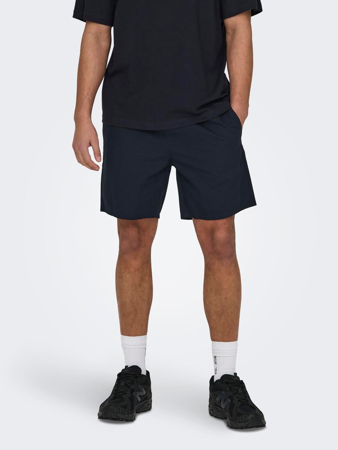 Onstel Normal Geschnitten Shorts