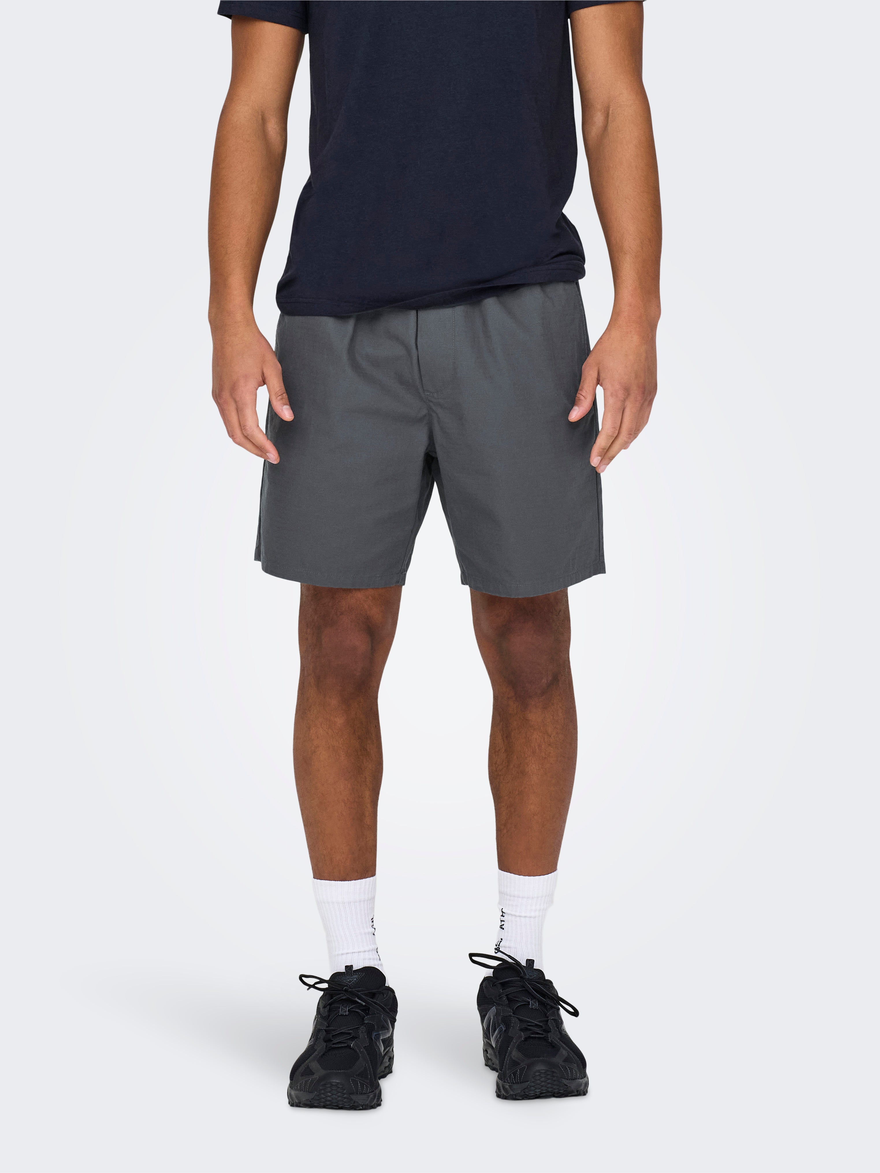 Onstel Normal Geschnitten Shorts