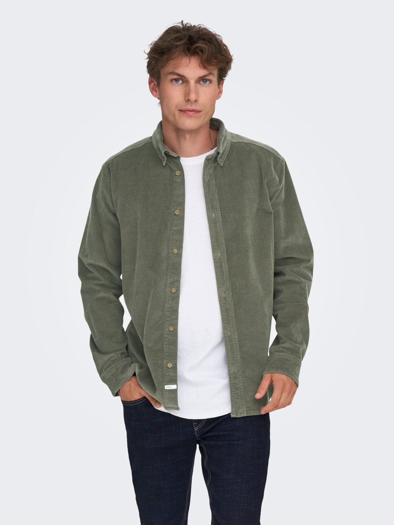 ONLY & SONS ONSMICHAEL Chemise -Castor Gray - 22029764