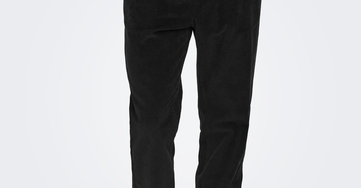 Broek met tunnelkoord katoen en linnen Only & Sons La Redoute