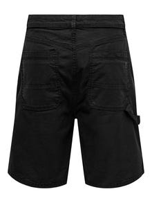 ONLY & SONS ONSEDGE Loose Fit Shorts -Black - 22030223