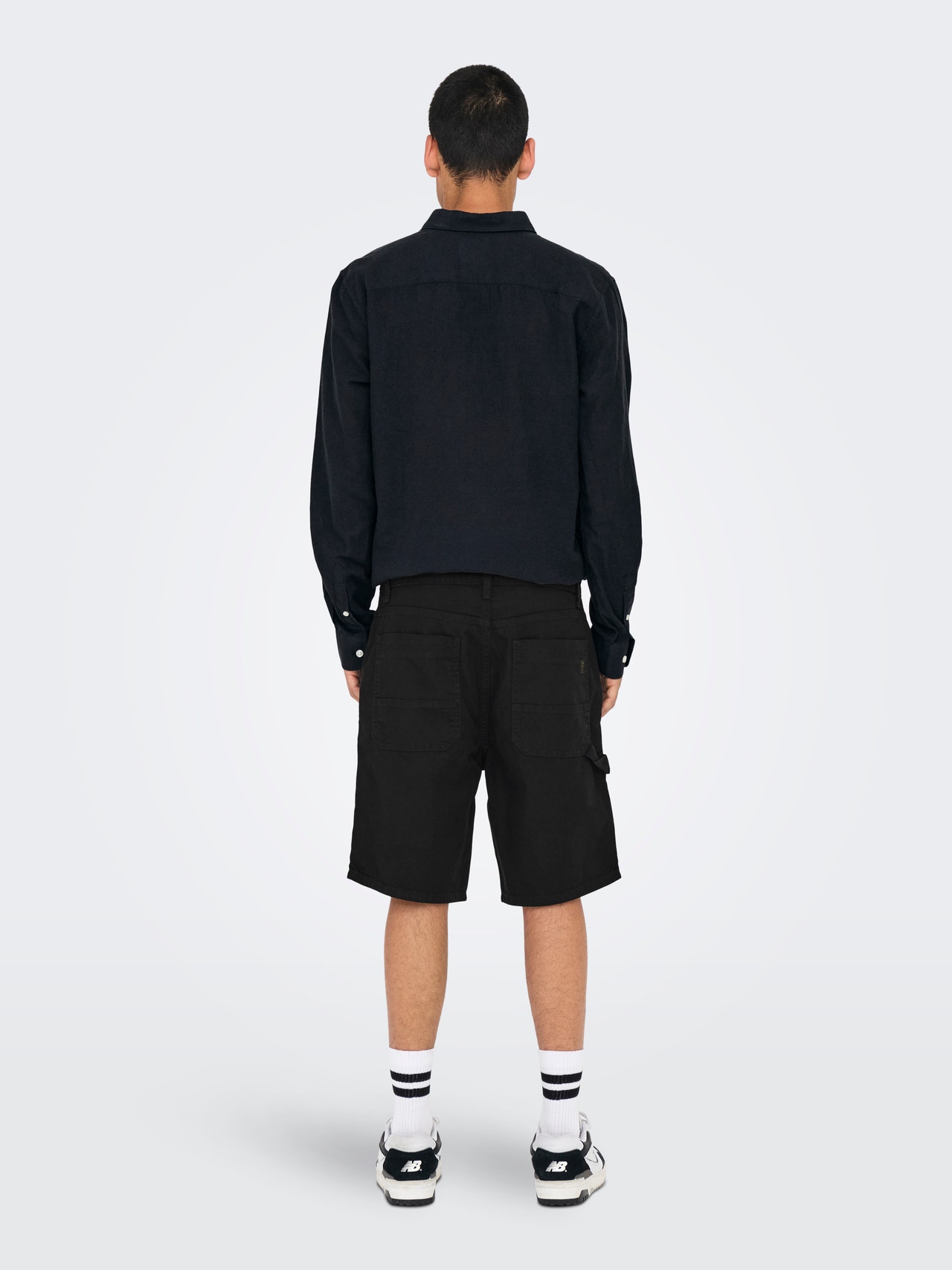 ONLY & SONS ONSEDGE Loose Fit Shorts -Black - 22030223