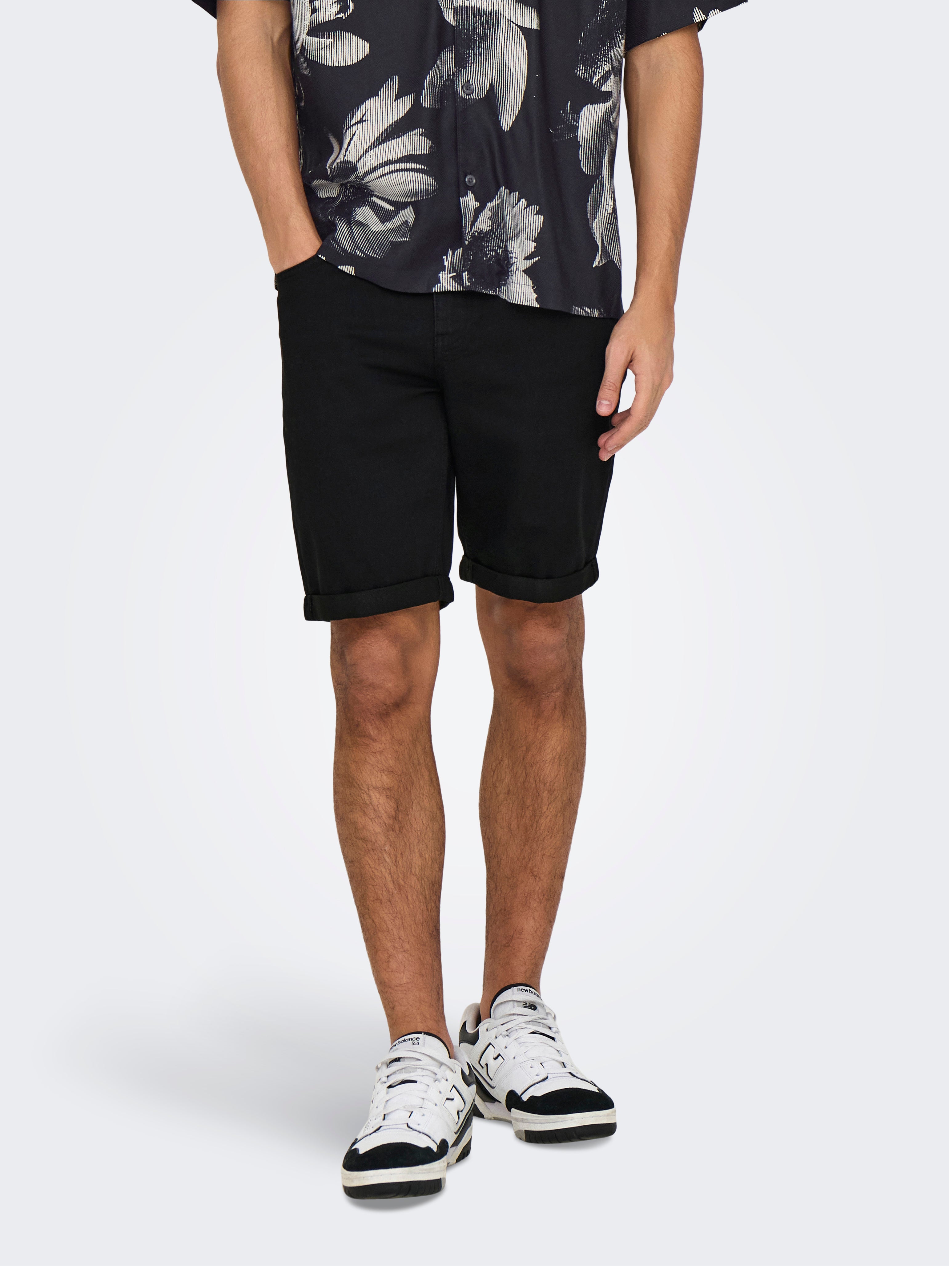 Onsply Mittlere Taille Normal Geschnitten Shorts