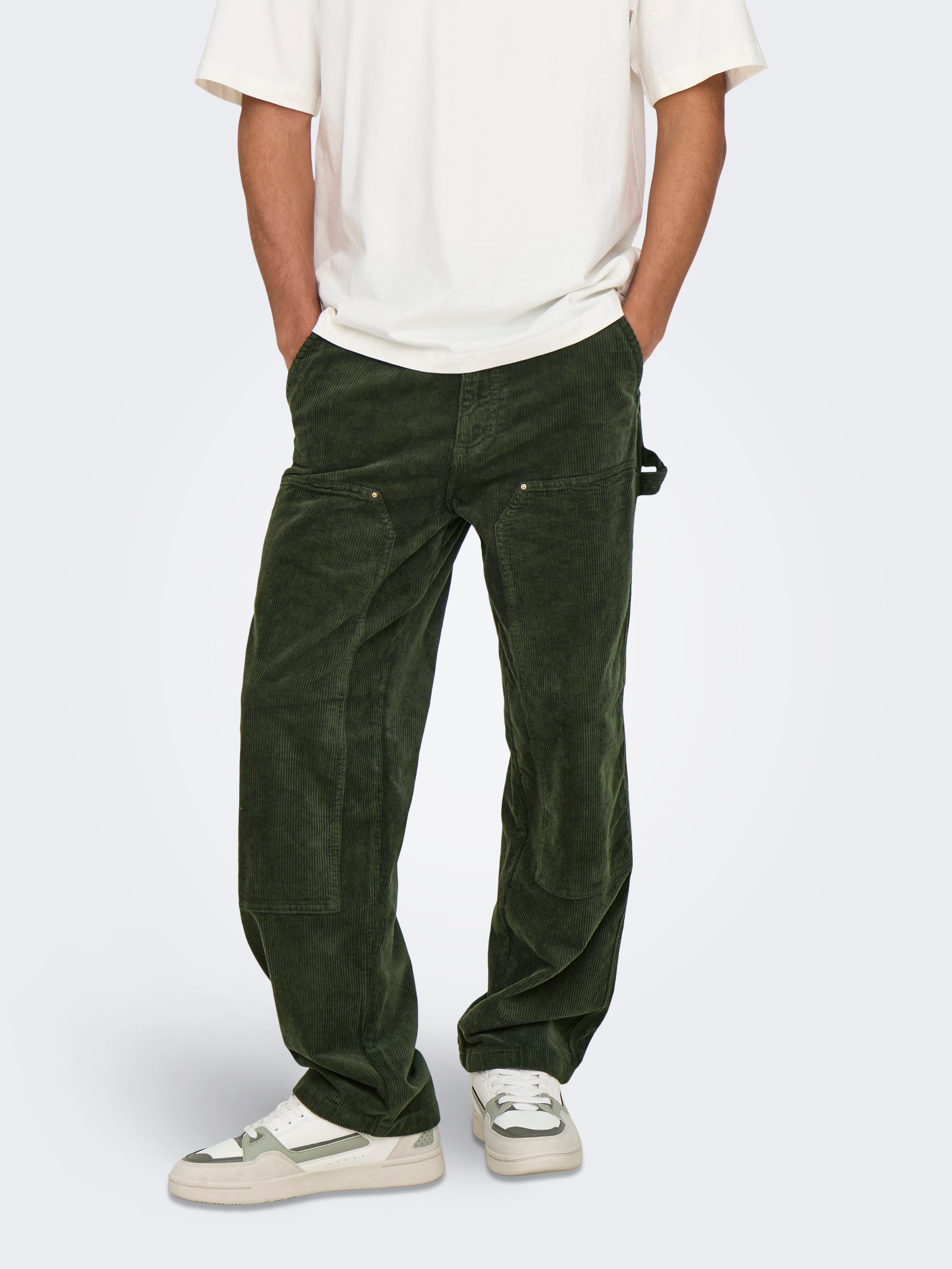 Onsfade Locker Geschnitten Hose Mit Weitem Beinschnitt