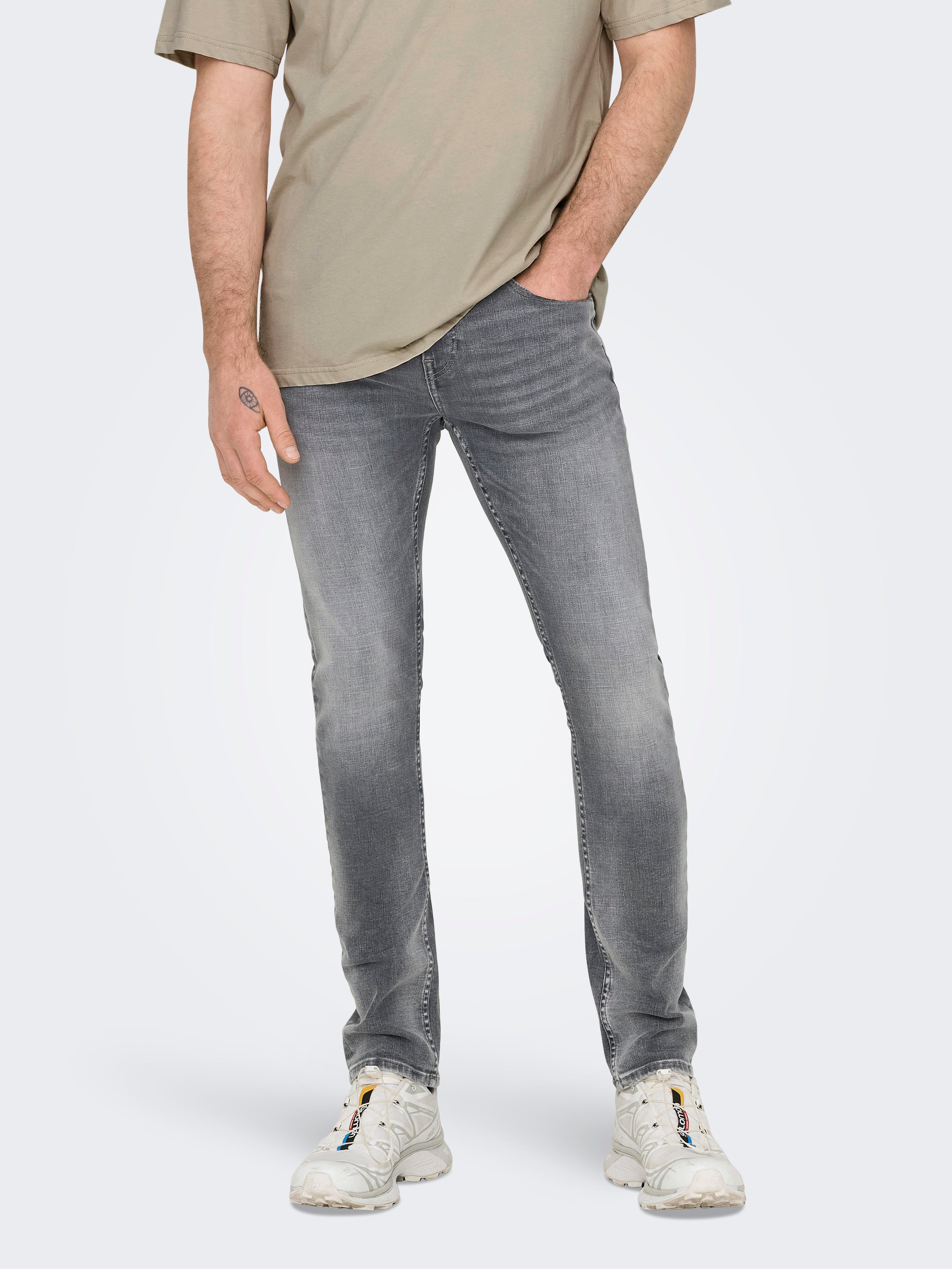 Onsloom Niedrige Taille Slim Fit Jeans