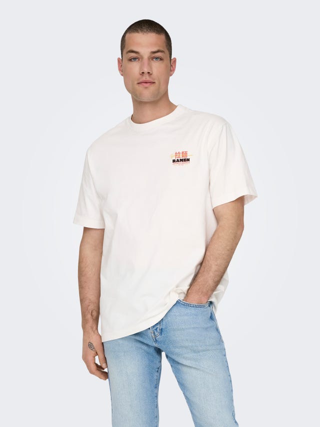 Ron heren T-shirt, regular fit, V-hals en korte mouwen, donkerblauw/lichtgrijs, M Ron heren T-shirt, regular fit, V-hals en korte mouwen, donkerblauw/lichtgrijs, M