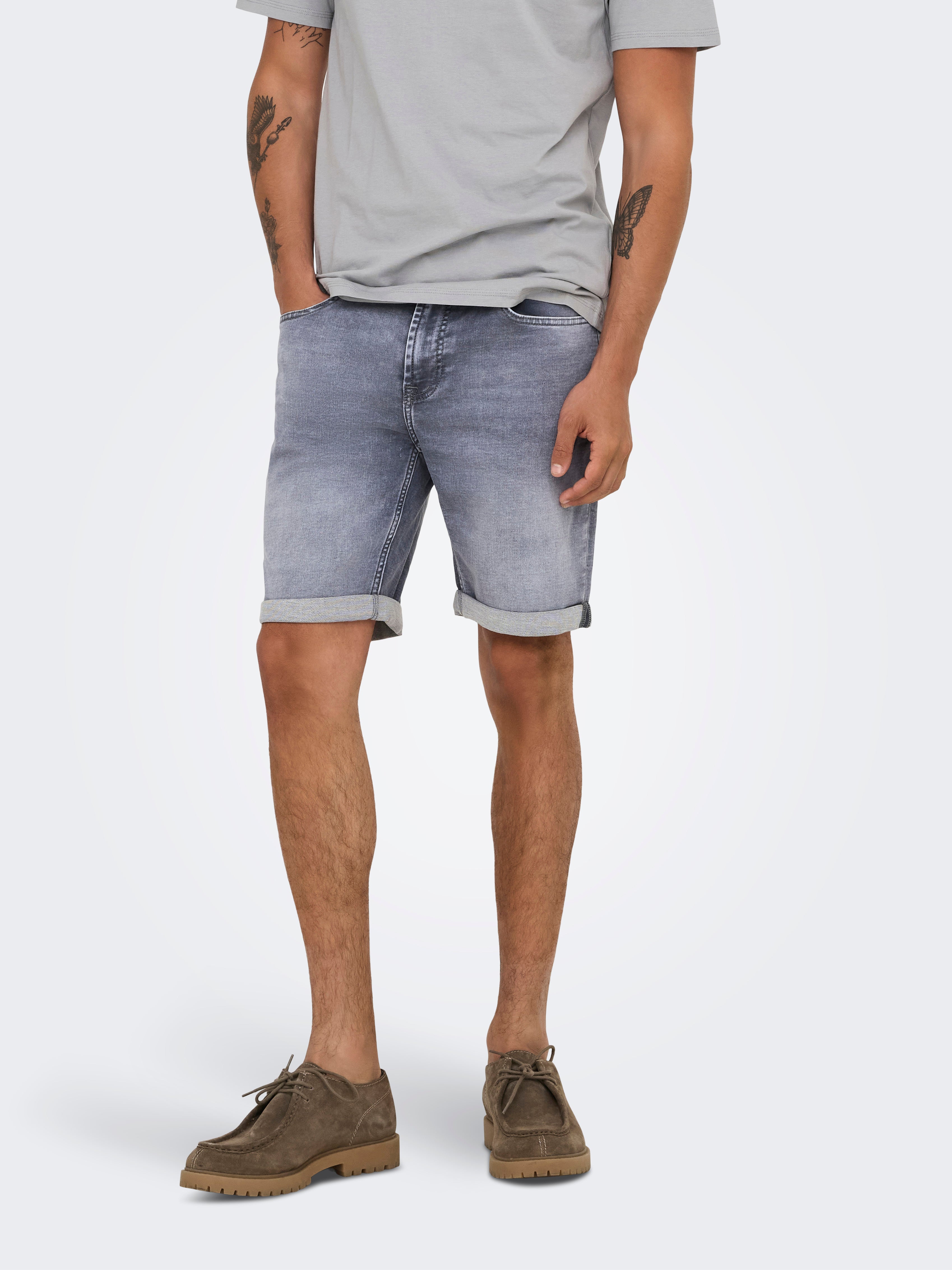 Thumbnail - Onsply Mittlere Taille Normal Geschnitten Shorts