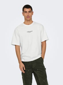 ONLY & SONS ONSCURATED T-shirt -Cloud Dancer - 22030925