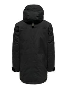 ONLY & SONS ONSPRIME Langer Parka -Black - 22030931