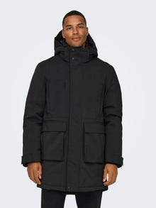 ONLY & SONS ONSPRIME Langer Parka -Black - 22030931