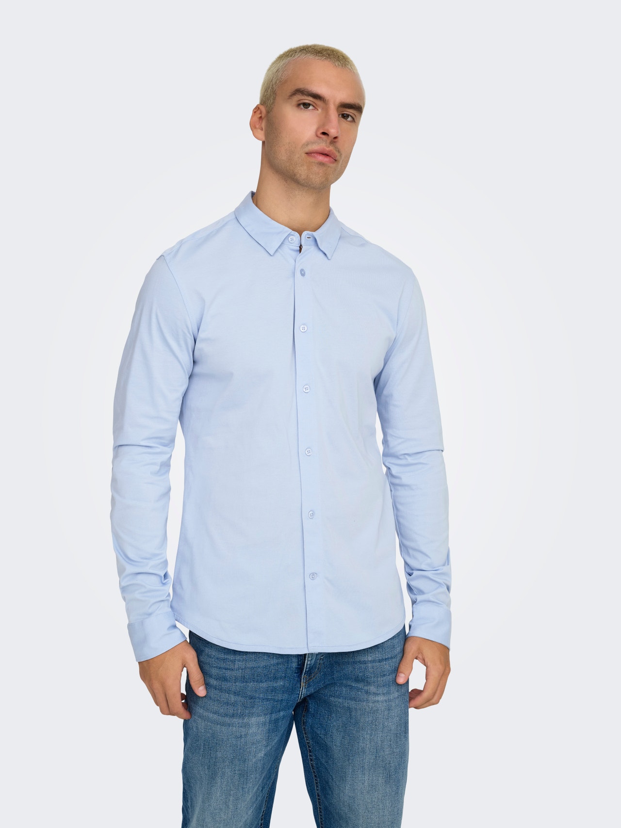 ONLY & SONS ONSROBIN Shirt -Cashmere Blue - 22031023