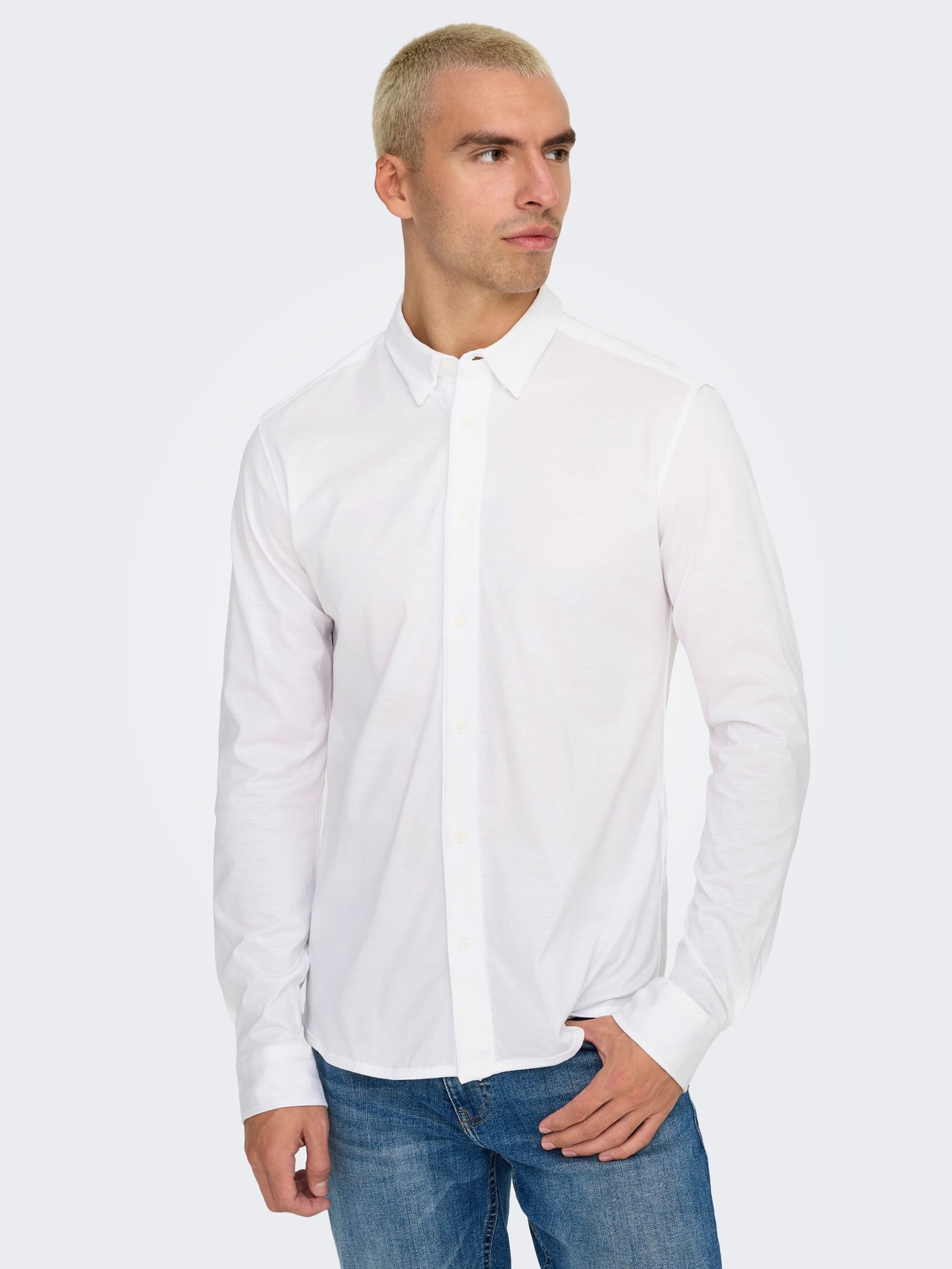 ONLY & SONS ONSROBIN Shirt -Bright White - 22031023
