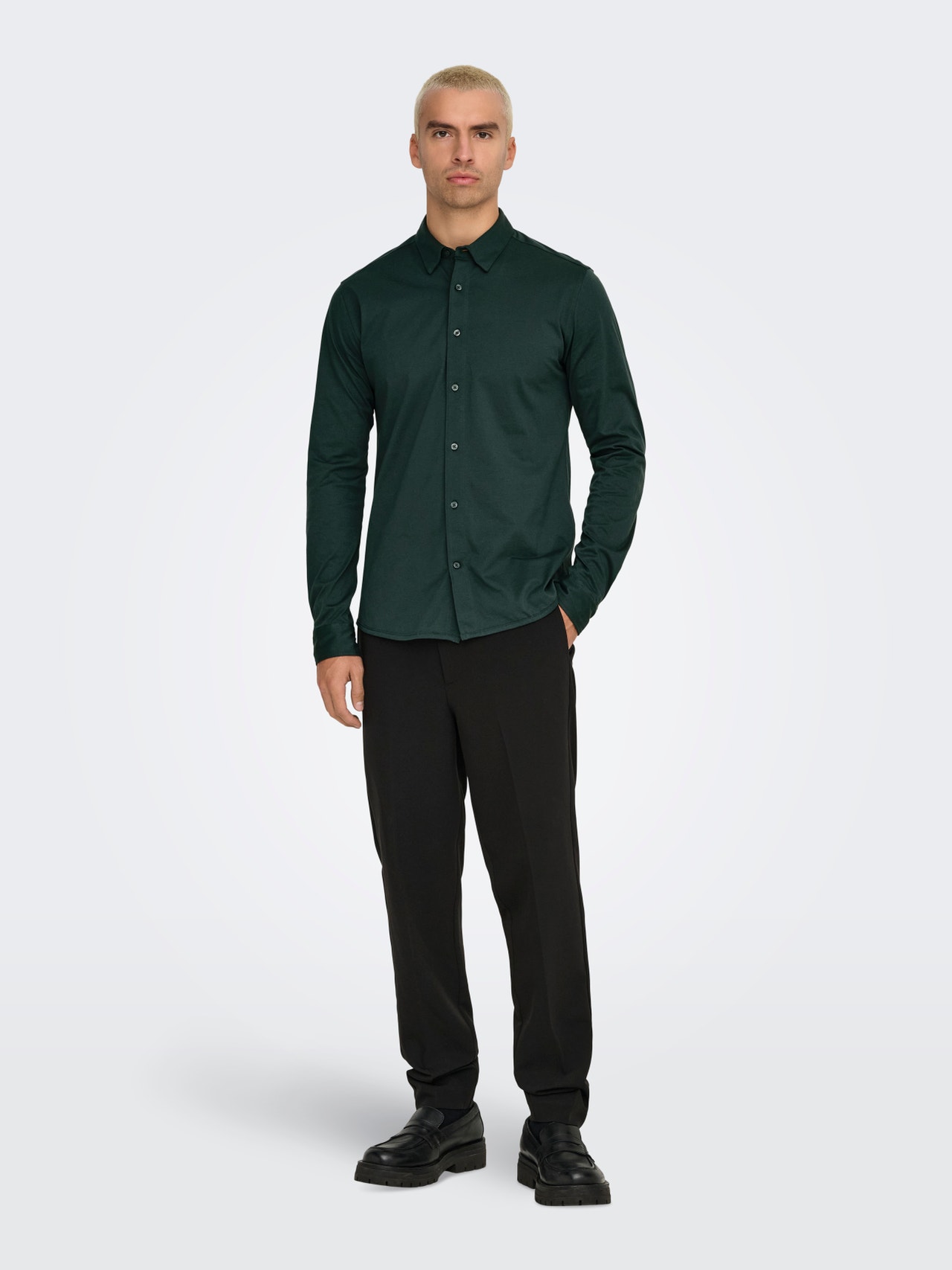 ONLY & SONS ONSROBIN Shirt -Darkest Spruce - 22031023