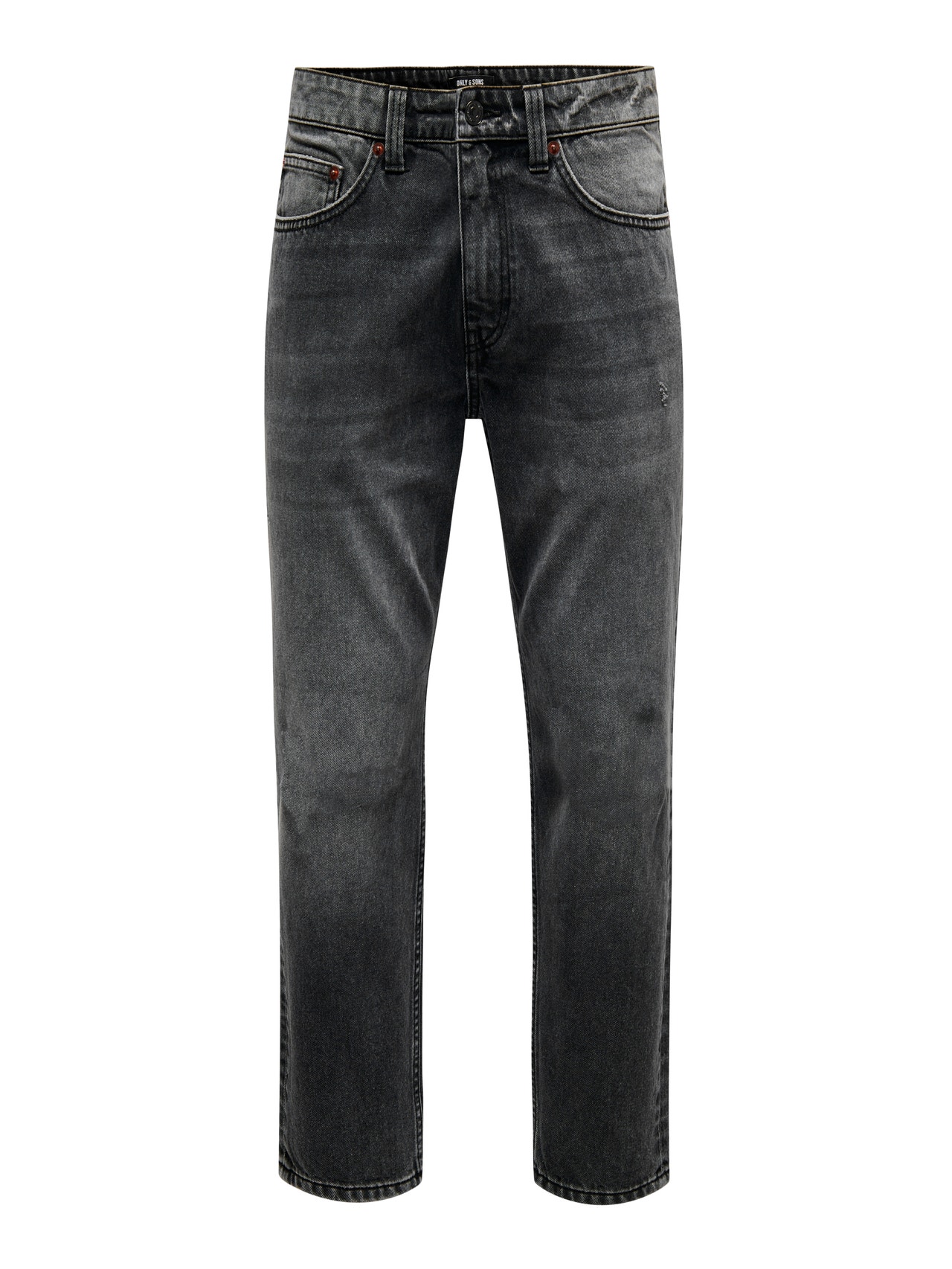 ONLY & SONS Sirge lõige Teksad -Washed Black - 22031147
